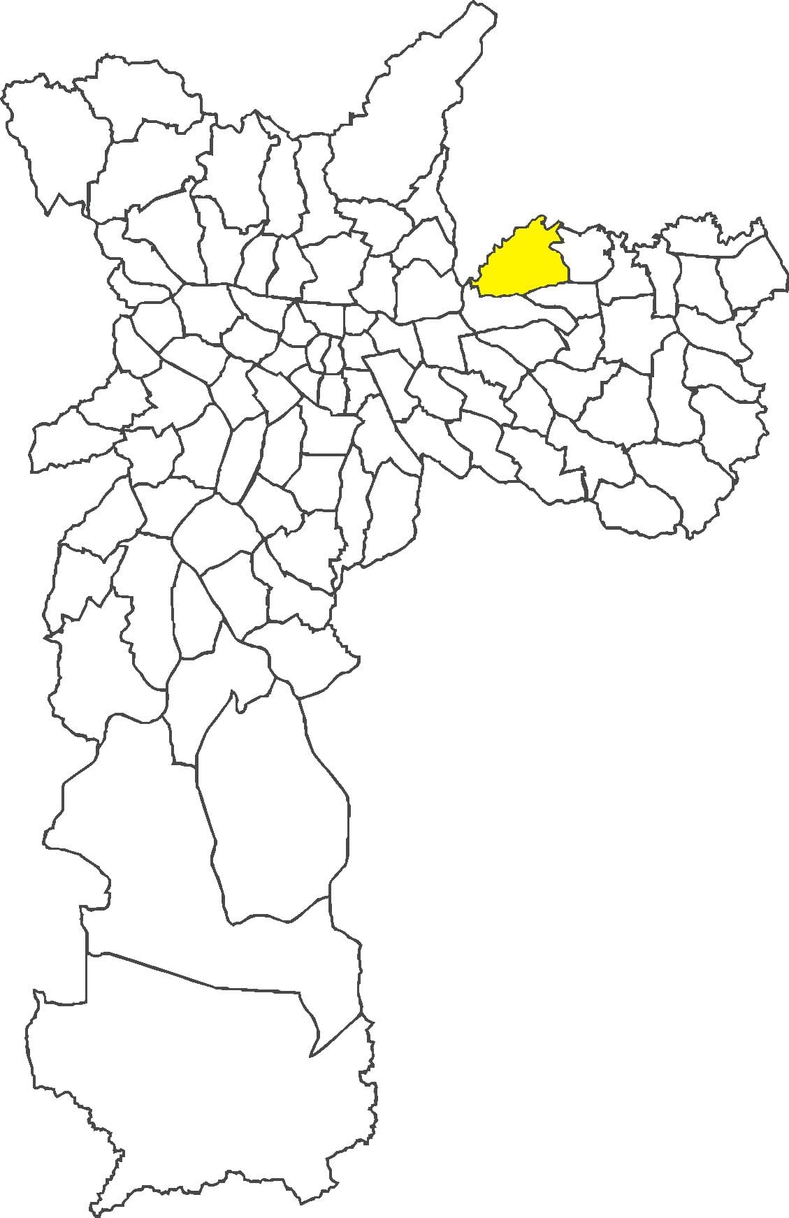 რუკა Cangaíba უბანი
