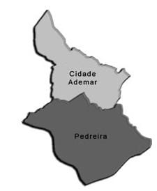 რუკა Cidade Ademar sub-prefecture