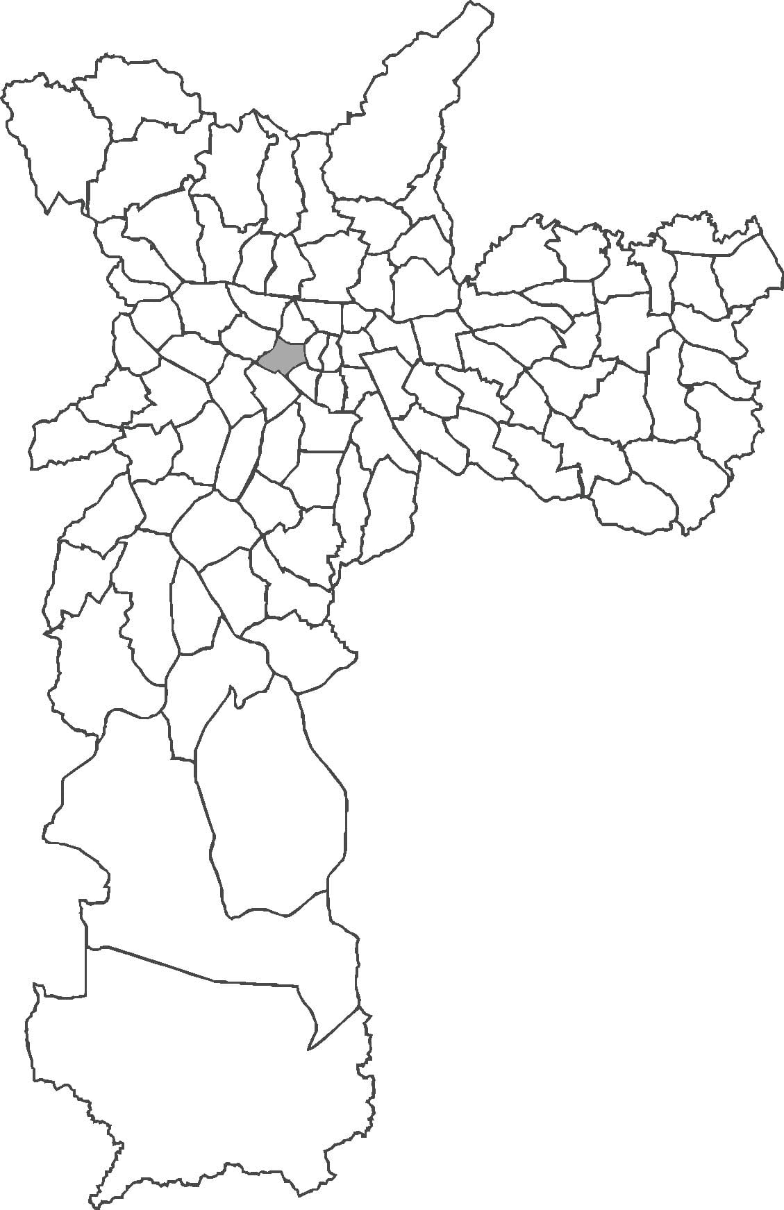 რუკა Consolação უბანი