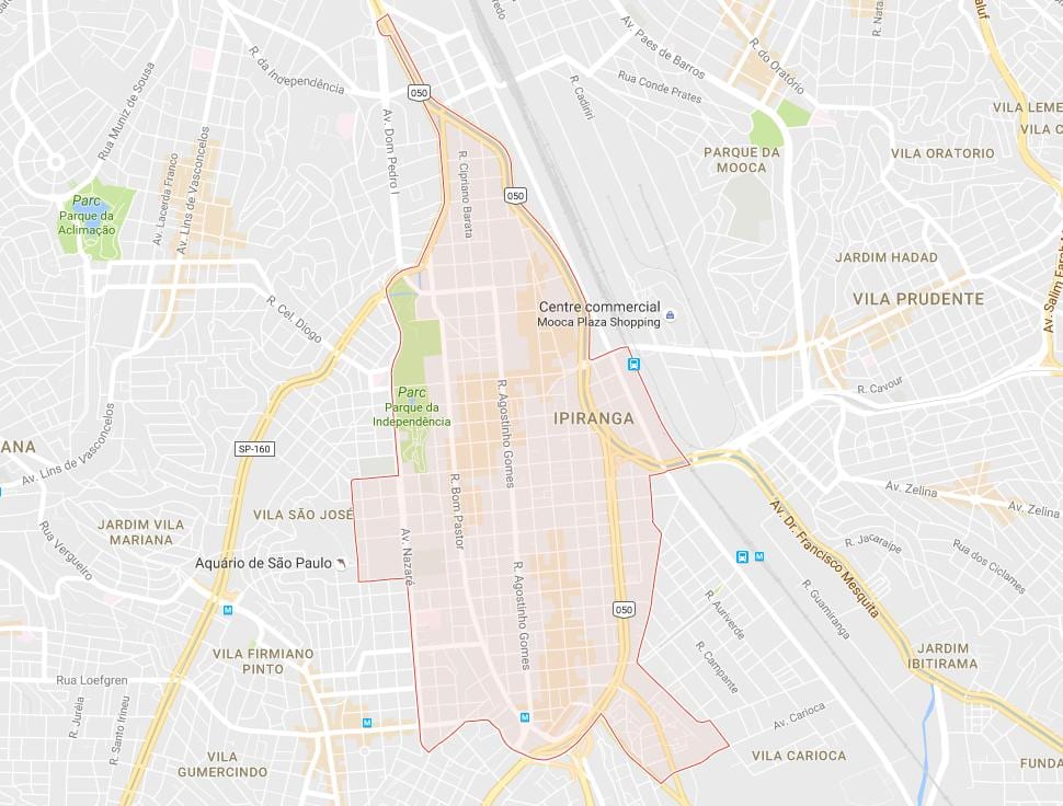 რუკა Ipiranga São Paulo