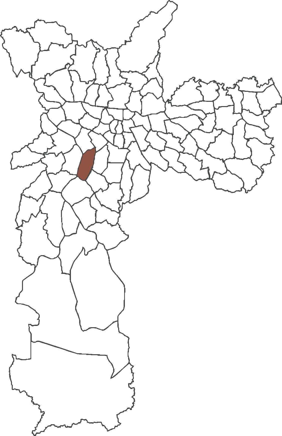 რუკა Itaim Bibi უბანი