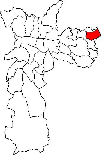 რუკა Itaim Paulista - ვილა Curuçá sub-prefecture São Paulo