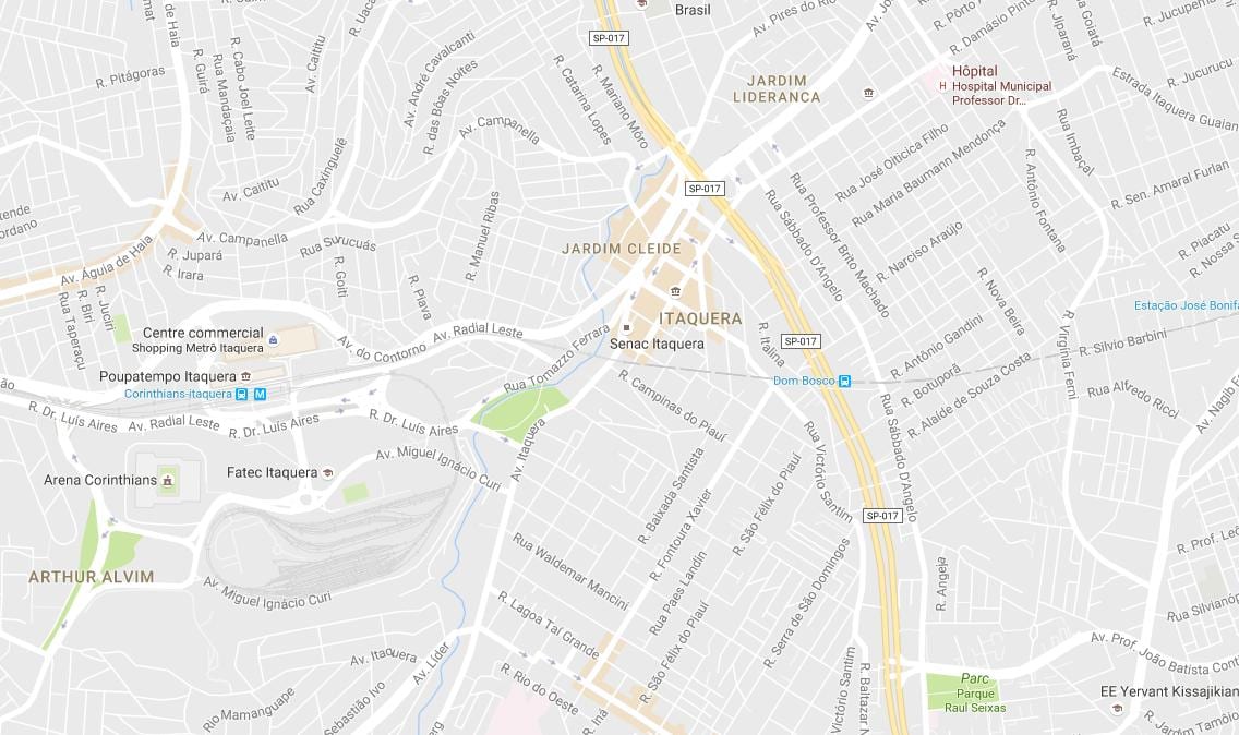 რუკა Itaquera São Paulo