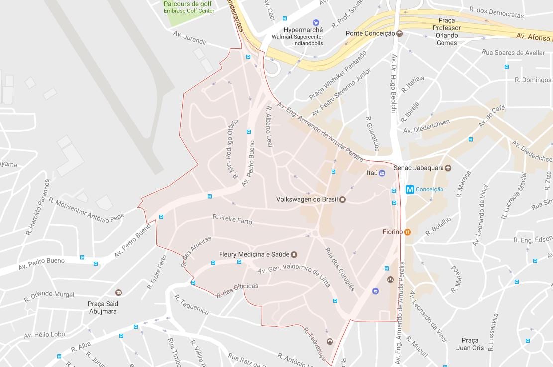 რუკა Jabaquara São Paulo
