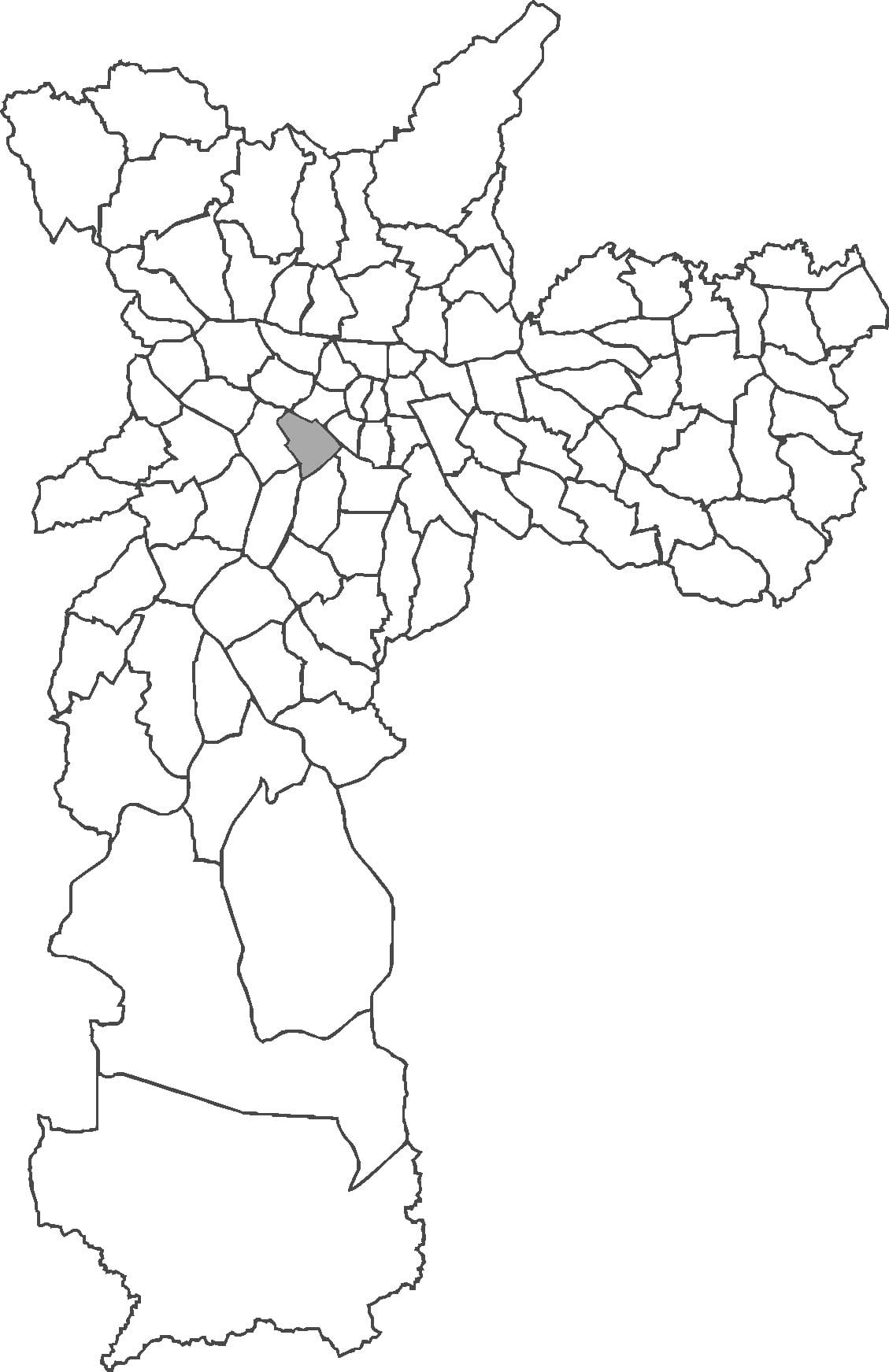 რუკა Jardim Paulista უბანი