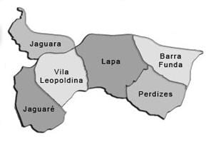 რუკა Lapa sub-prefecture