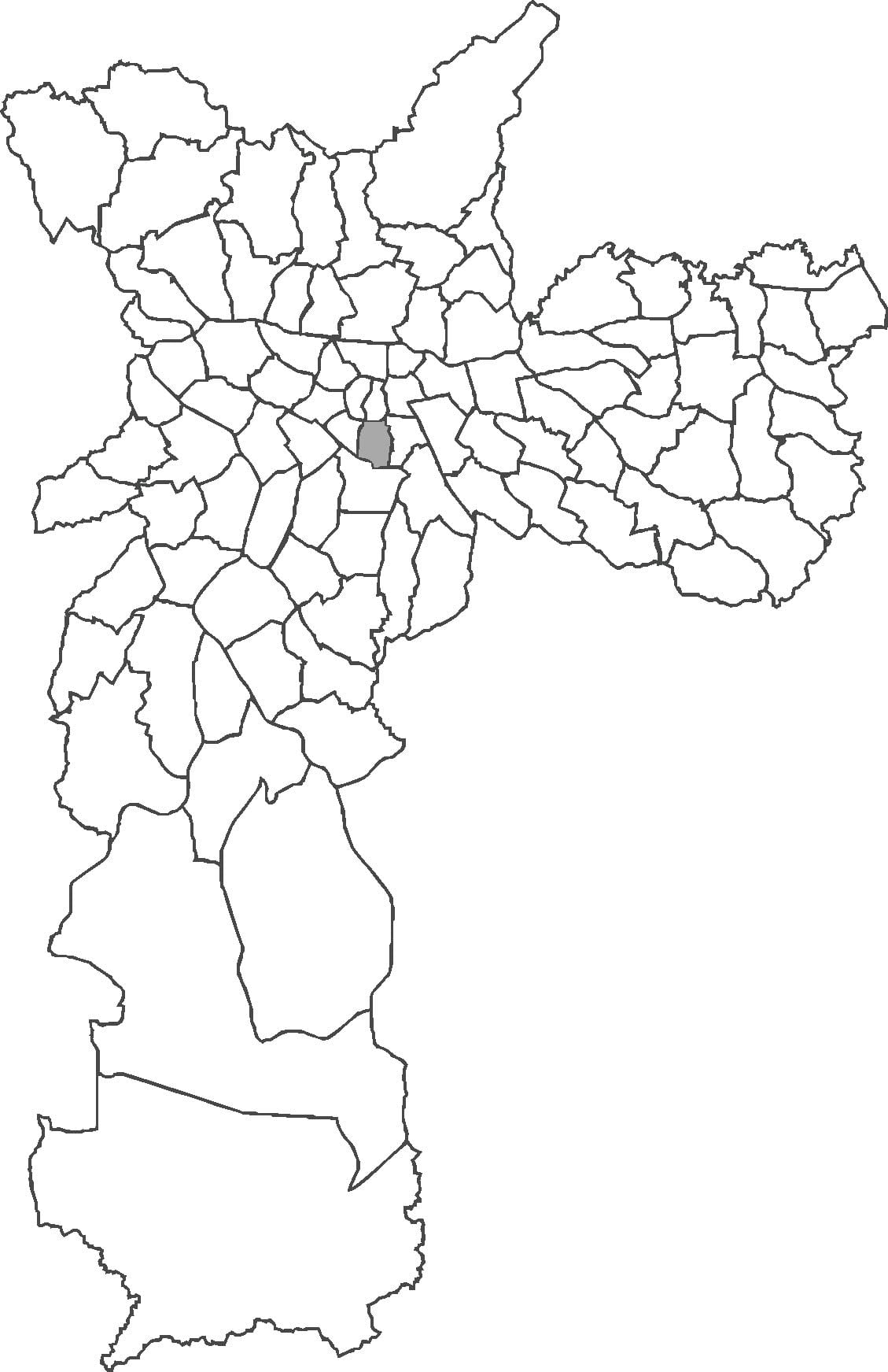 რუკა Liberdade უბანი