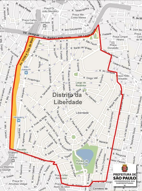 რუკა Liberdade São Paulo