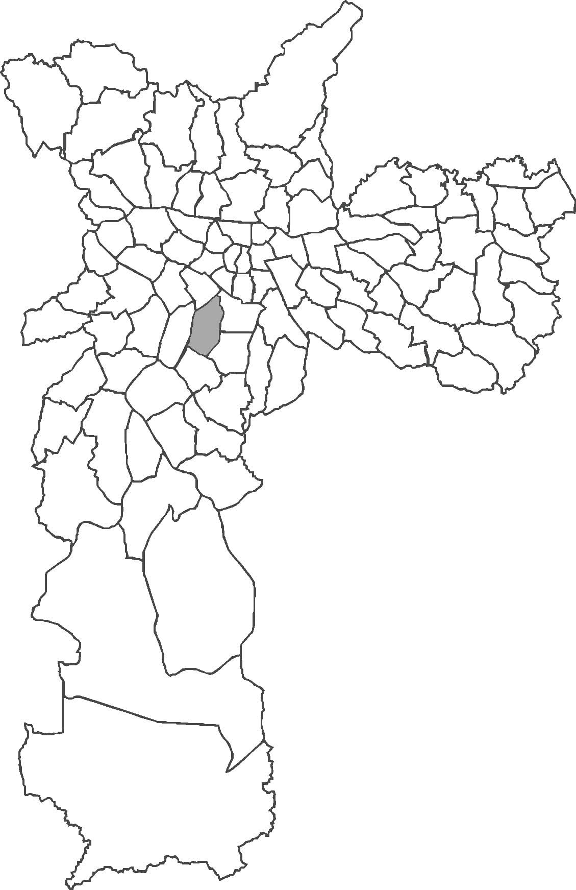 რუკა Moema უბანი