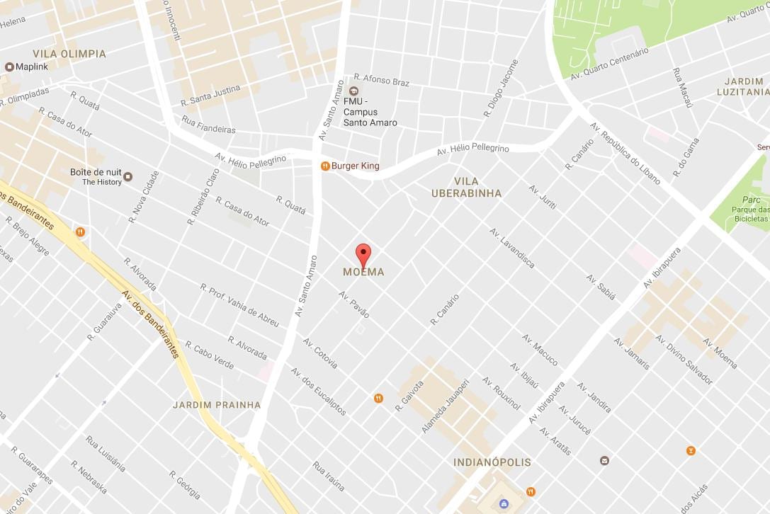 რუკა Moema São Paulo