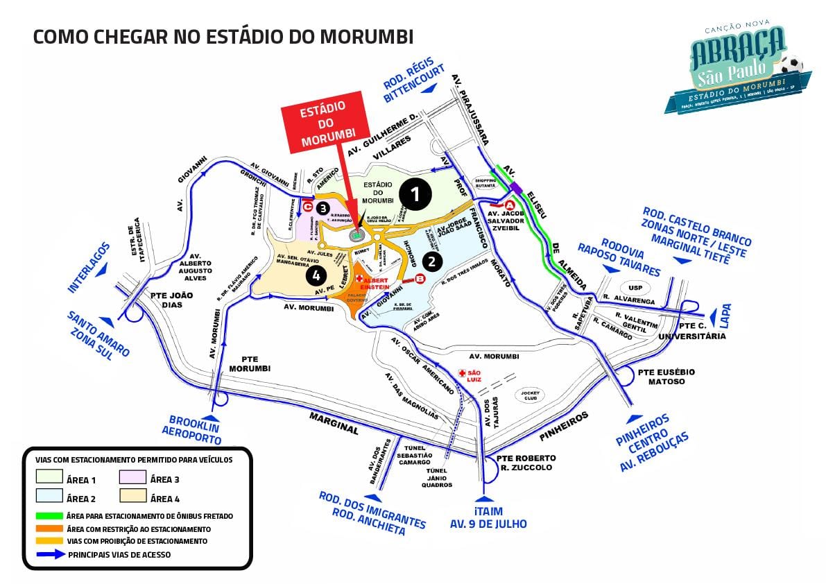 რუკა Morumbi სტადიონი
