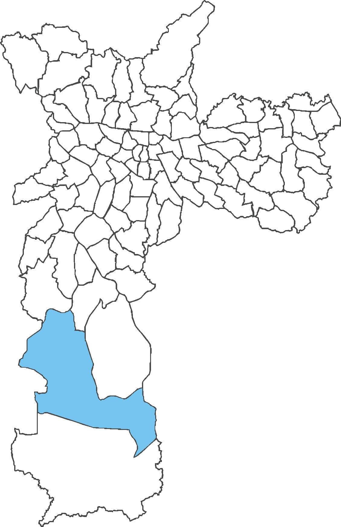 რუკა Parelheiros უბანი