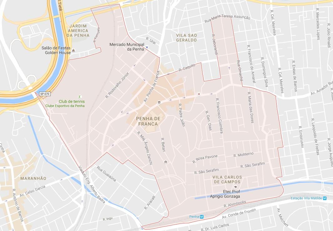 რუკა Penha São Paulo
