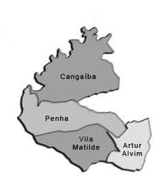 რუკა Penha sub-prefecture