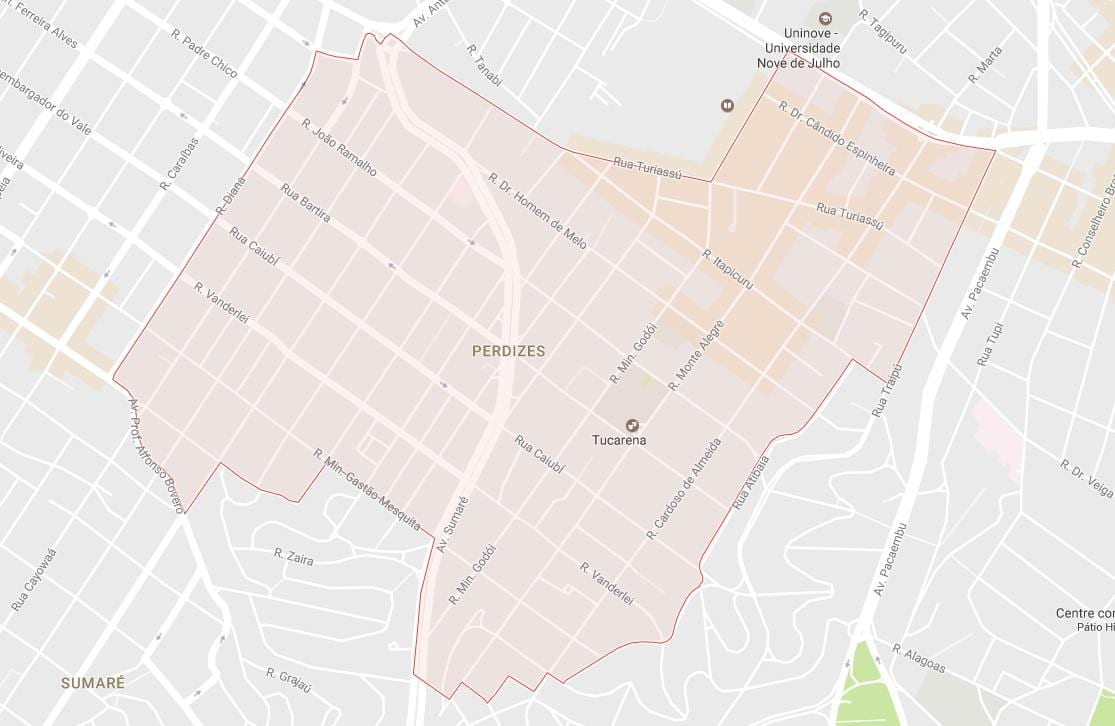 რუკა Perdizes São Paulo