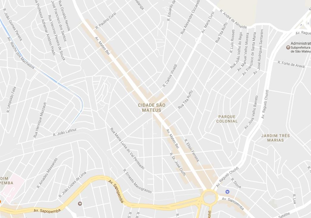 რუკა São Mateus São Paulo