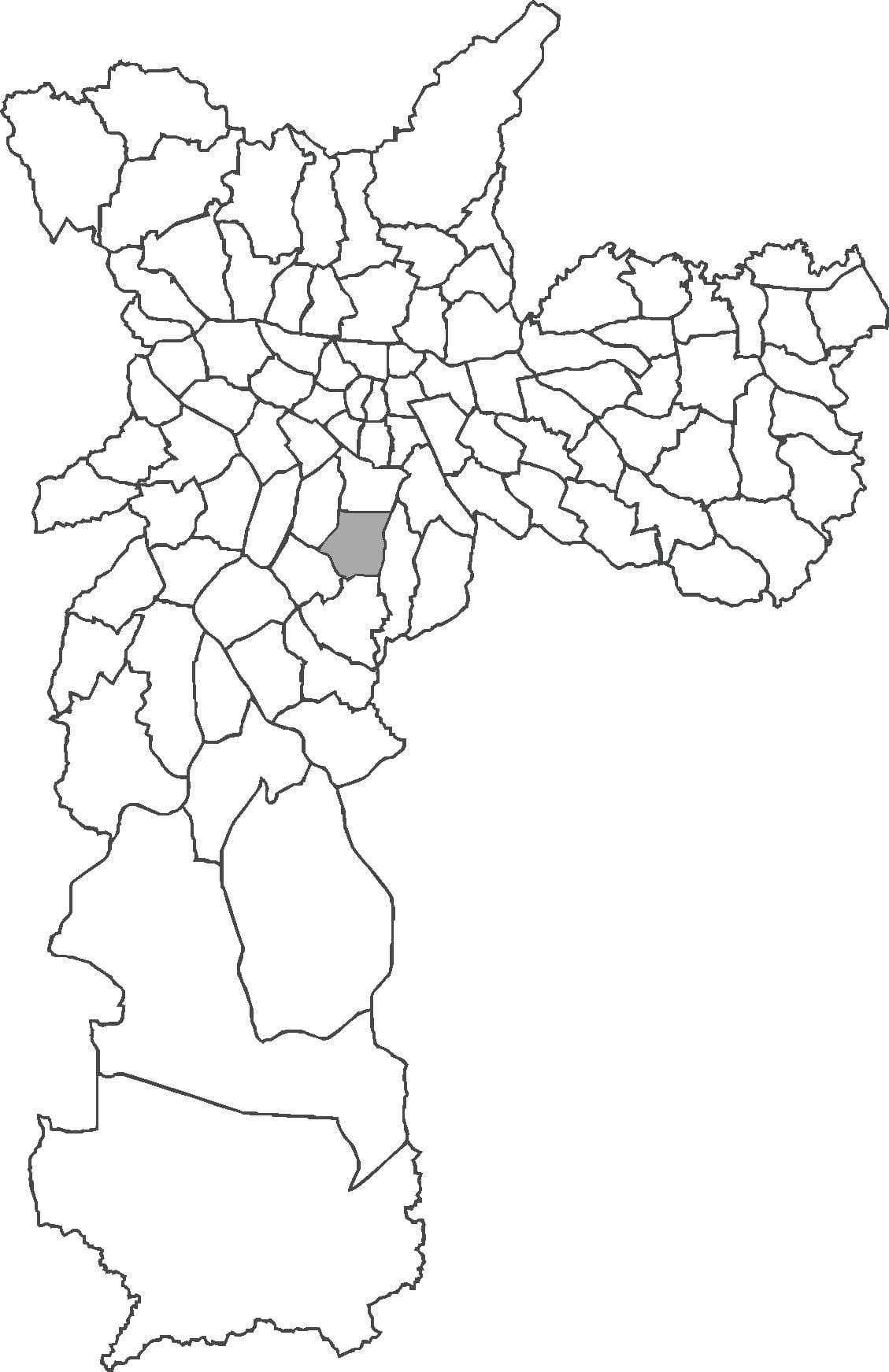 რუკა Saúde უბანი