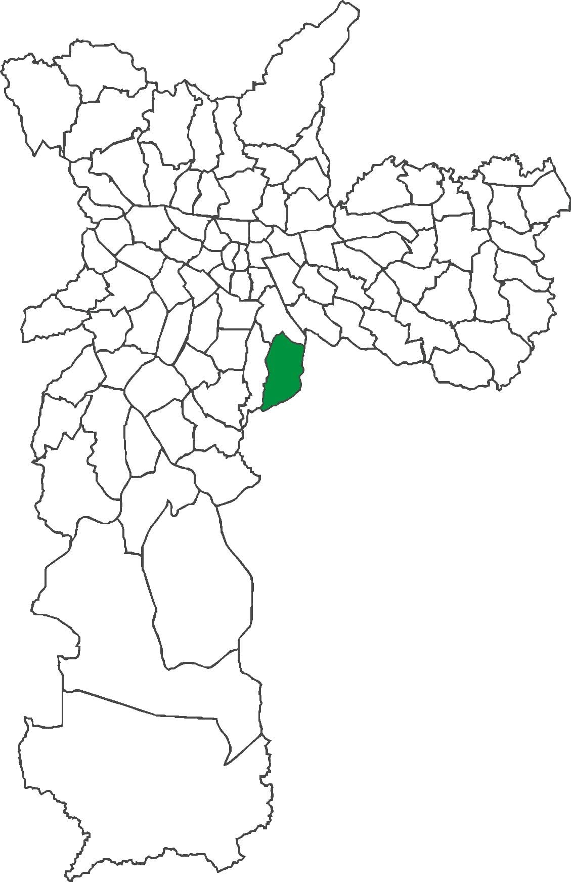 რუკა Sacomã უბანი