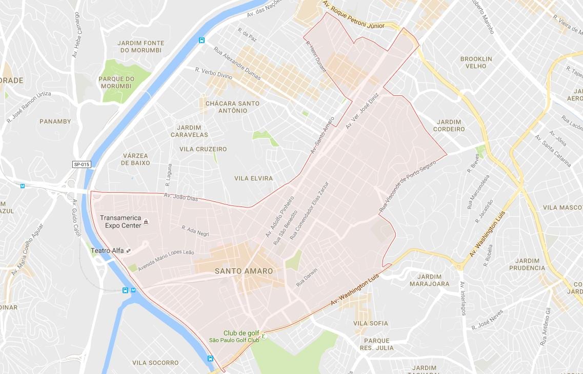 რუკა Santo Amaro São Paulo