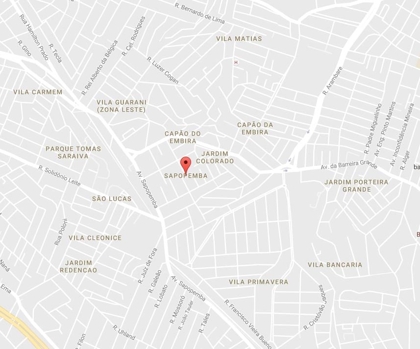 რუკა Sapopemba São Paulo