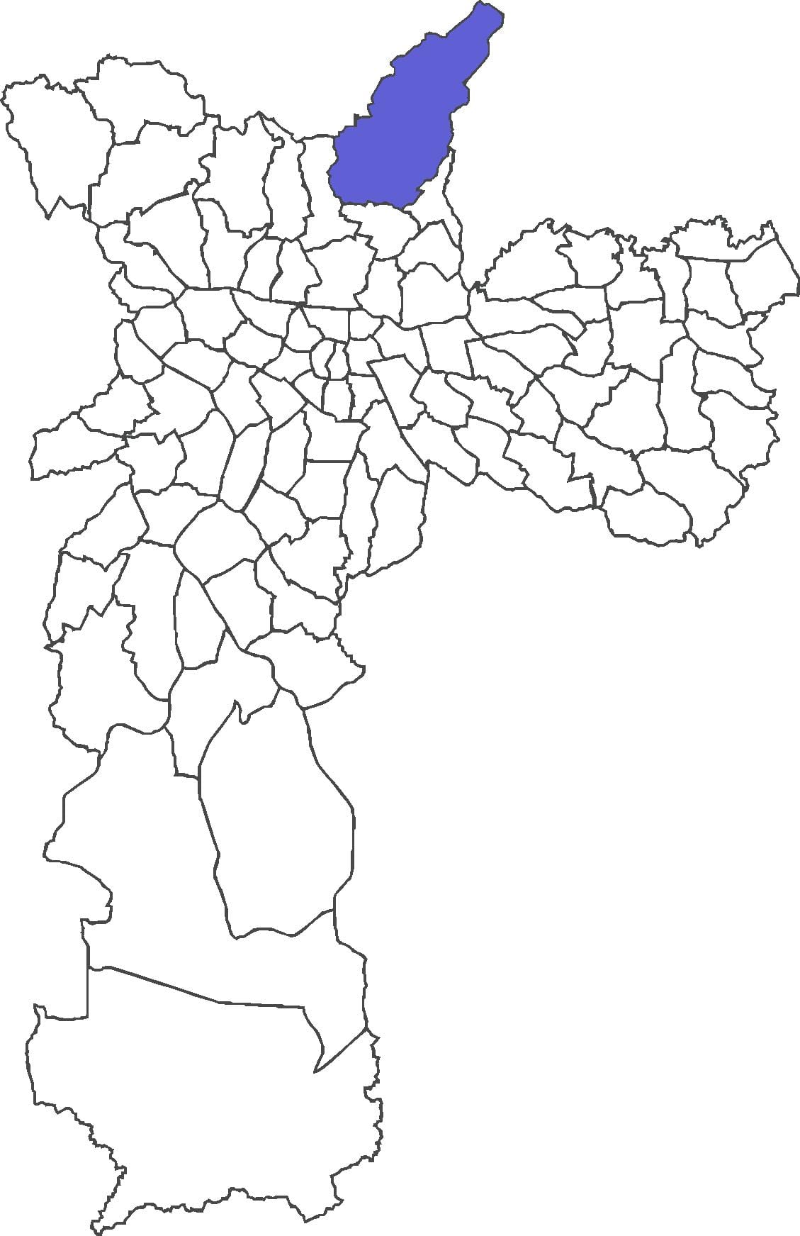 რუკა Tremembé უბანი