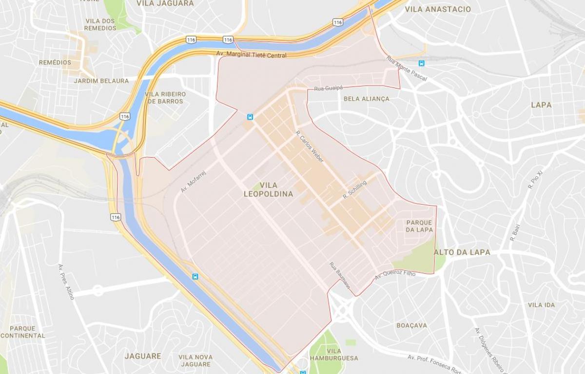 რუკა Vila Leopoldina São Paulo