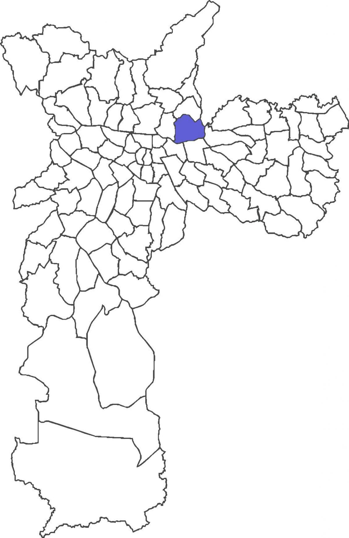 რუკა Vila მარია უბანი
