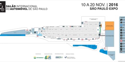 რუკა ავტო შოუ São Paulo