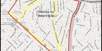 რუკა ბელა Vista São Paulo
