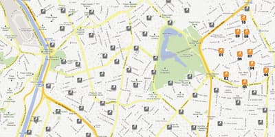 რუკა ველოსიპედით Sampa