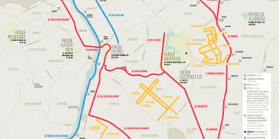 რუკა ველოსიპედის ბილიკი São Paulo