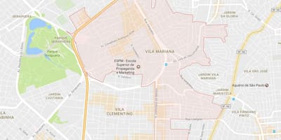 რუკა Vila მარიანა São Paulo