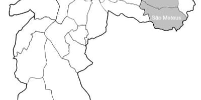 რუკა ზონაში Leste 1 São Paulo