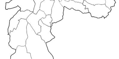 რუკა ზონაში Nordeste São Paulo