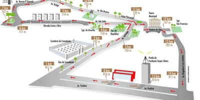 რუკა კორიდა Saint-Silvestre