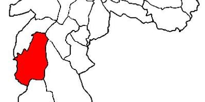 რუკა მ'Boi Mirim sub-prefecture São Paulo