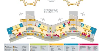 რუკა საერთაშორისო აეროპორტში São Paulo-Guarulhos