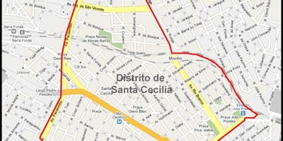 რუკა სანტა Cecília São Paulo