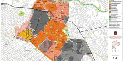 რუკა სა São Paulo - ოკუპაცია ნიადაგის