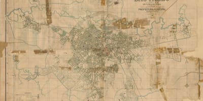 რუკა ყოფილი São Paulo - 1916