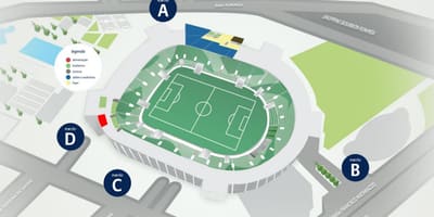 რუკა Allianz Parque - Level 1