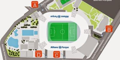 რუკა Allianz Parque São Paulo