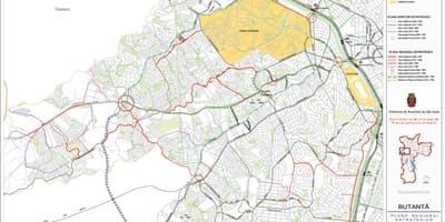 რუკა Butantã São Paulo - გზები