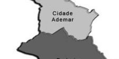 რუკა Cidade Ademar sub-prefecture