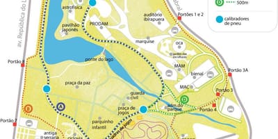 რუკა Ibirapuera პარკი
