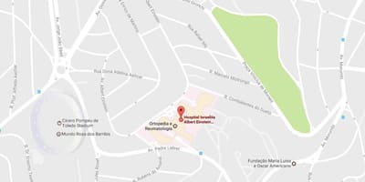 რუკა Israelita ალბერტ აინშტაინი საავადმყოფოს