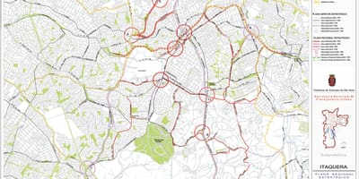 რუკა Itaquera São Paulo - გზები