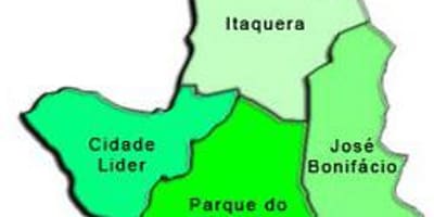 რუკა Itaquera sub-prefecture