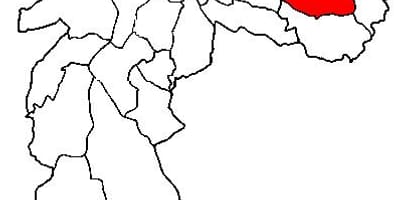 რუკა Itaquera sub-prefecture São Paulo