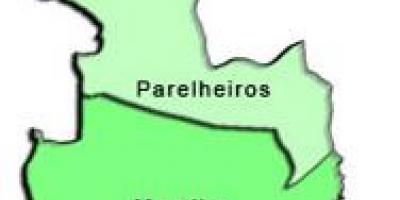 რუკა Parelheiros sub-prefecture